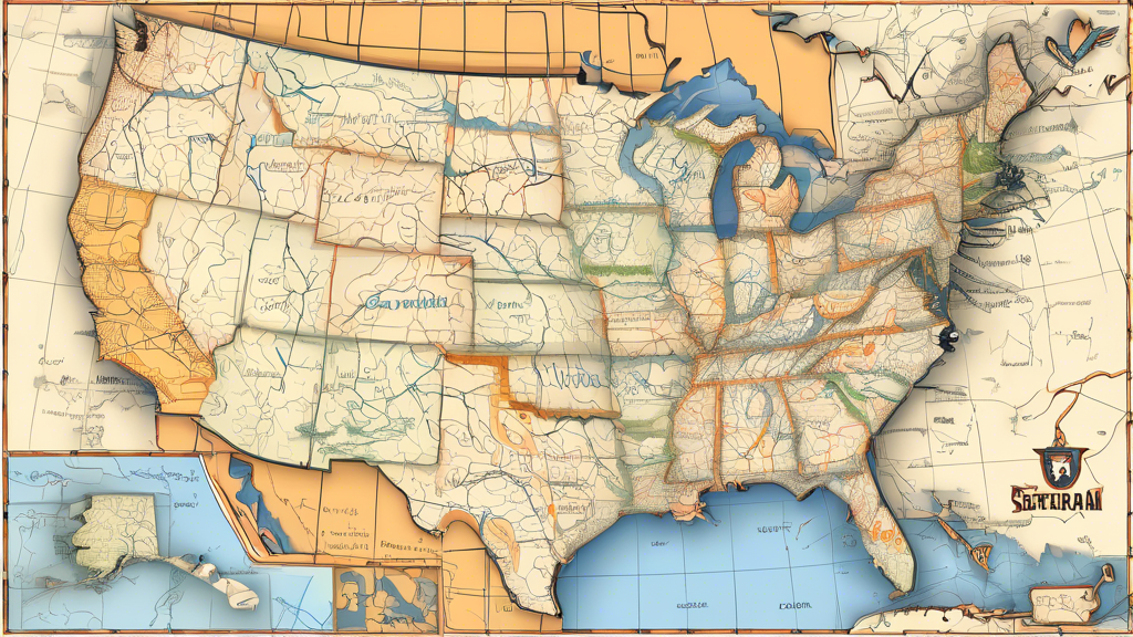 Here is a DALL-E prompt for an image that relates to the article title Navigating the Southeastern States: A Comprehensive Map Guide:
A highly detailed illustrated map of the Southeastern United Stat