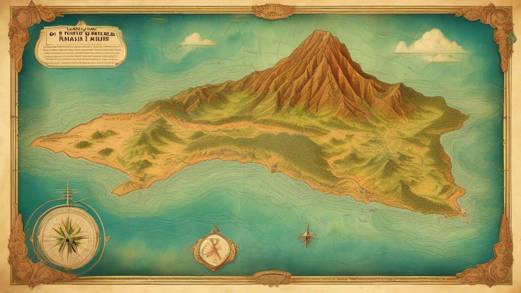 Here is one possible DALL-E prompt for an image related to the article title Unraveling the Tropical Paradise: A Comprehensive Map of Hawaii:
A highly detailed topographic map of the Hawaiian islands