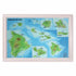Hawaii Raised Relief 3D Map showcasing detailed topography with lush valleys, volcanic peaks, and rugged coastlines, perfect for educators, adventurers, and geography enthusiasts interested in Hawaii's natural beauty and cultural heritage.