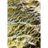 San Francisco/Tahoe Aerochart Three Dimensional 3D Raised Relief Map