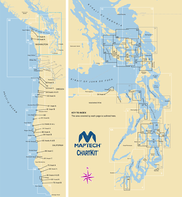 Maptech ChartKit® Region 15, 5th Ed. - Pacific Northwest to Northern California