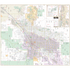 Tucson, Az Wall Map - Large Laminated