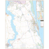St Augustine, Fl Wall Map - Large Laminated