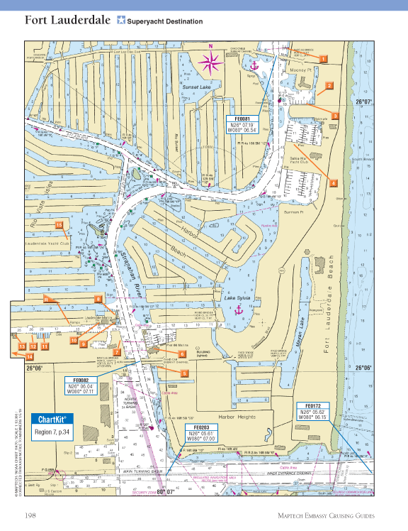 Maptech Embassy Cruising Guide: Florida
