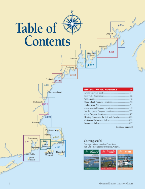 Maptech Embassy Cruising Guide: New England Coast