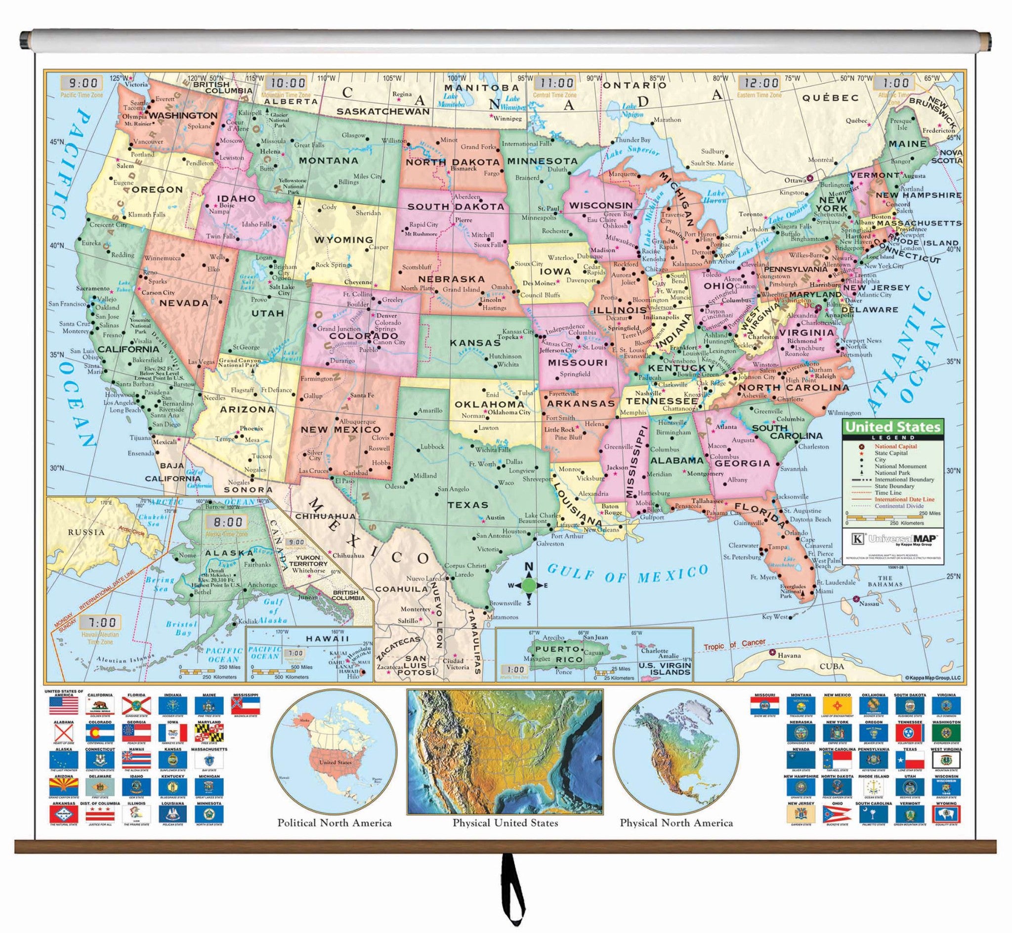 Kappa Map Group  Us Primary Classroom Wall Map