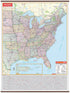 US Eastern Wall Map