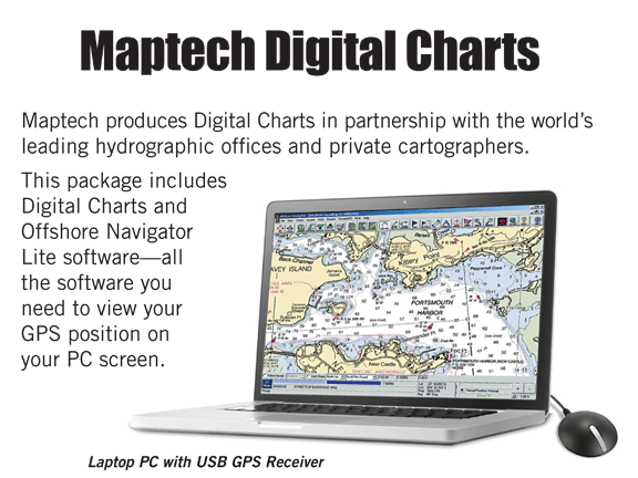 Maptech Digital Charts Region 300: The Caribbean and Bermuda