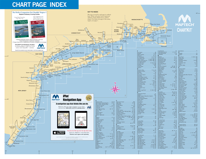 Maptech ChartKit® Region 3, 17th Ed. - New York to Nantucket and to Cape May, New Jersey