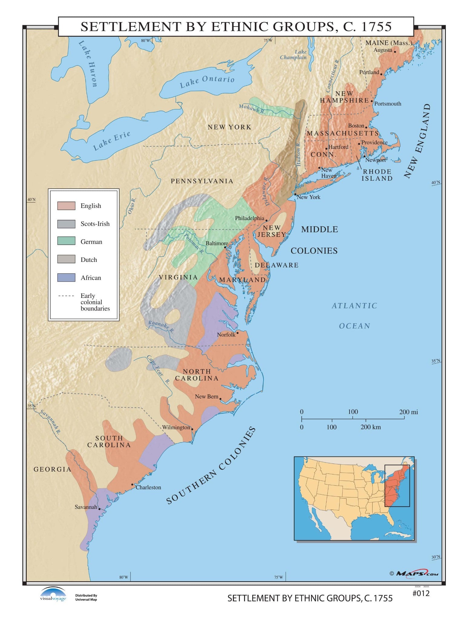 Kappa Map Group  012 Settlement By Ethnic Groups 1755