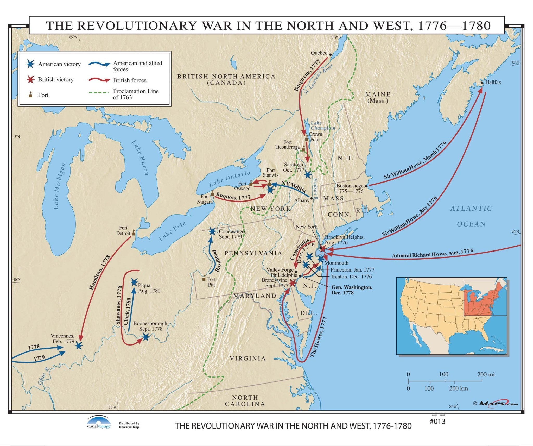 Kappa Map Group  013 The Revolutionary War In The North West 1776 1780