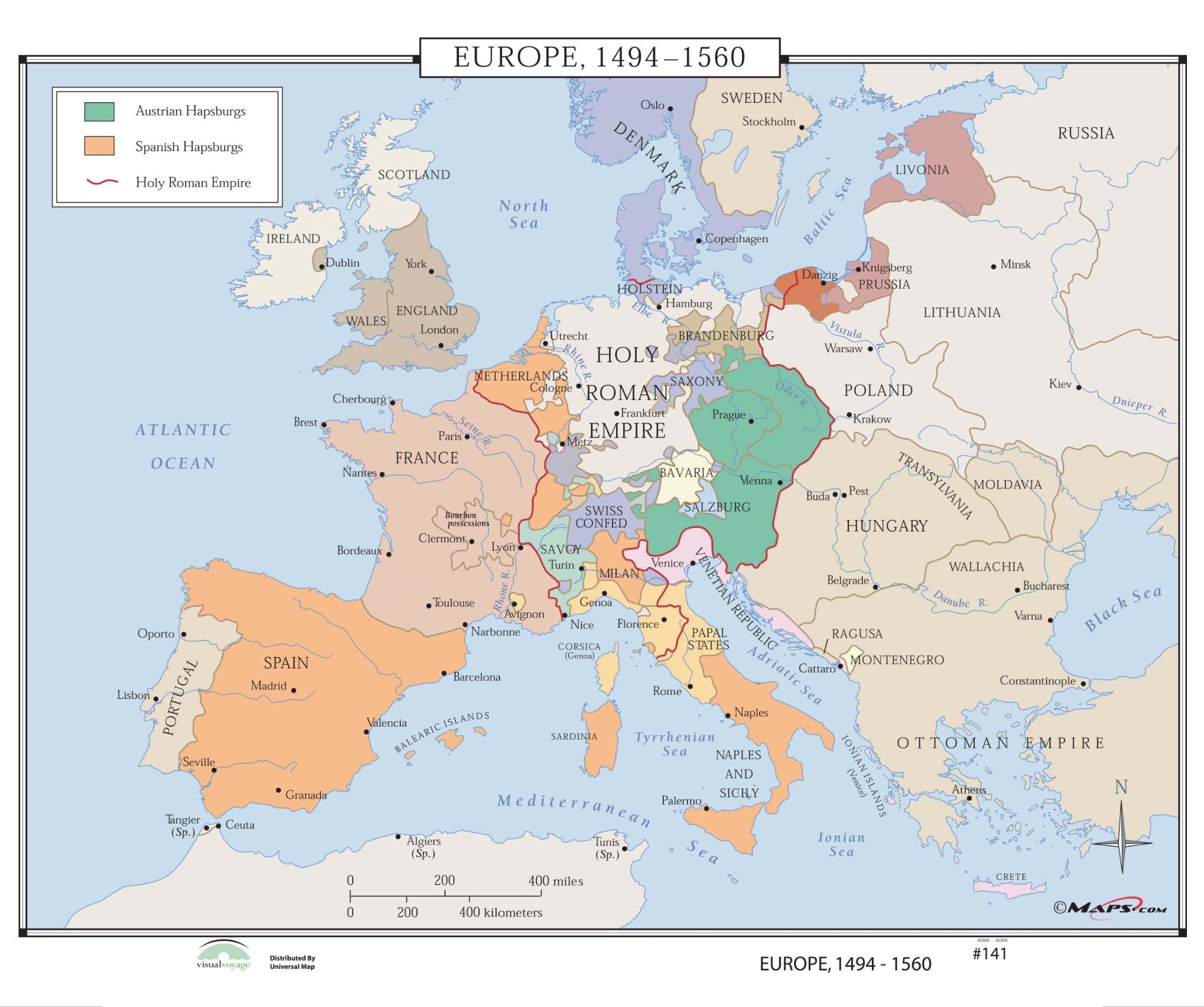 Kappa Map Group  141 Europe 1494 1560