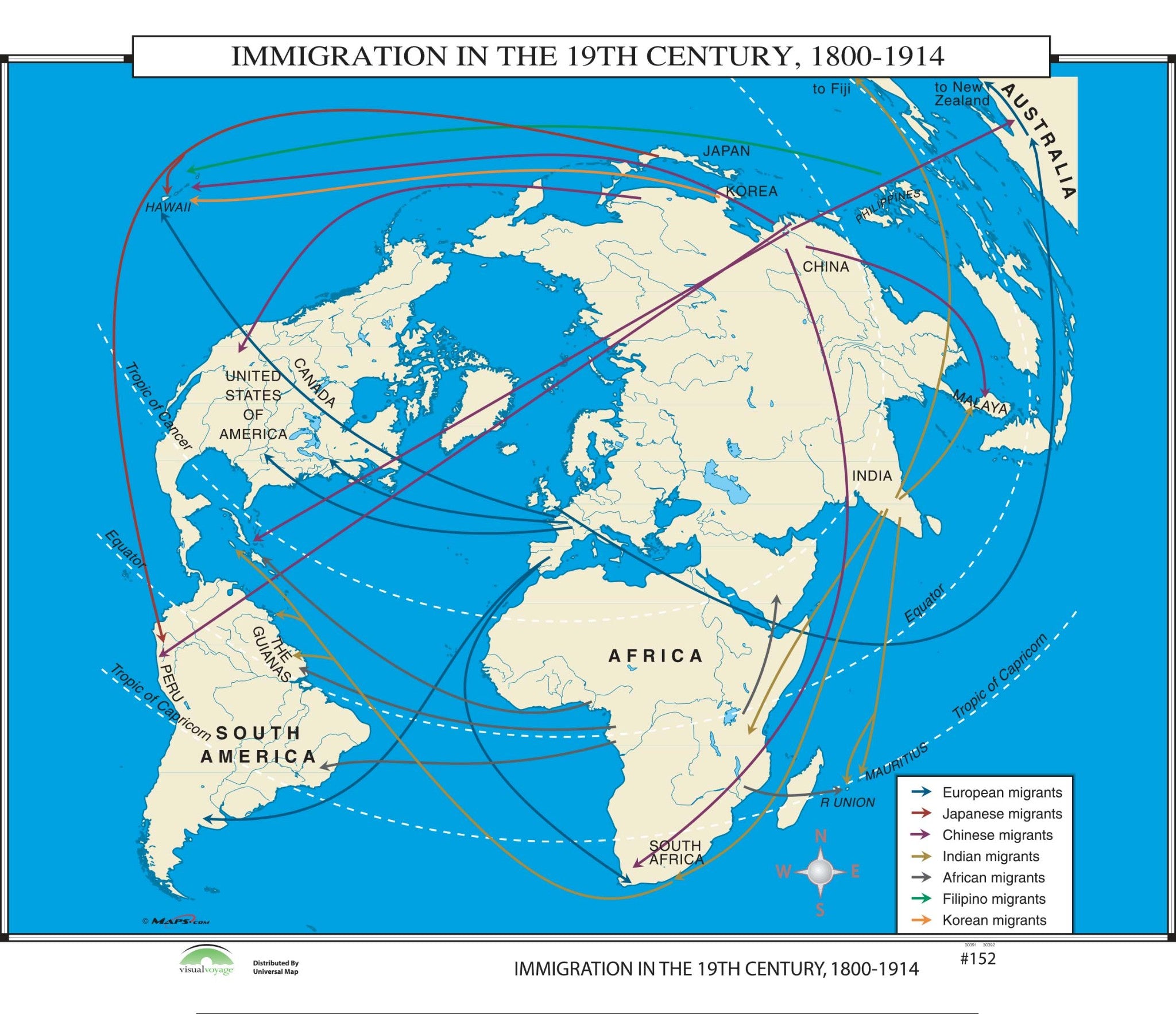 Kappa Map Group  152 Immigration In The 19Th Century 1800 1914