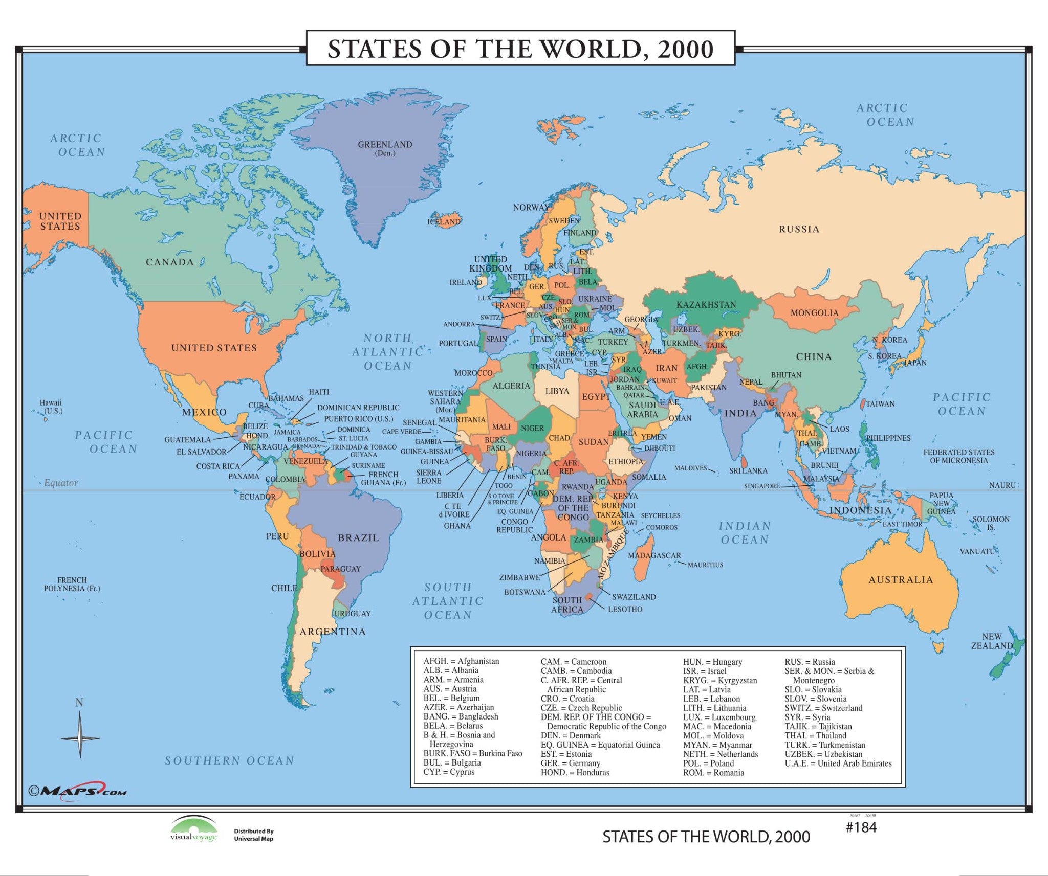 Kappa Map Group  184 State Of The World 2000