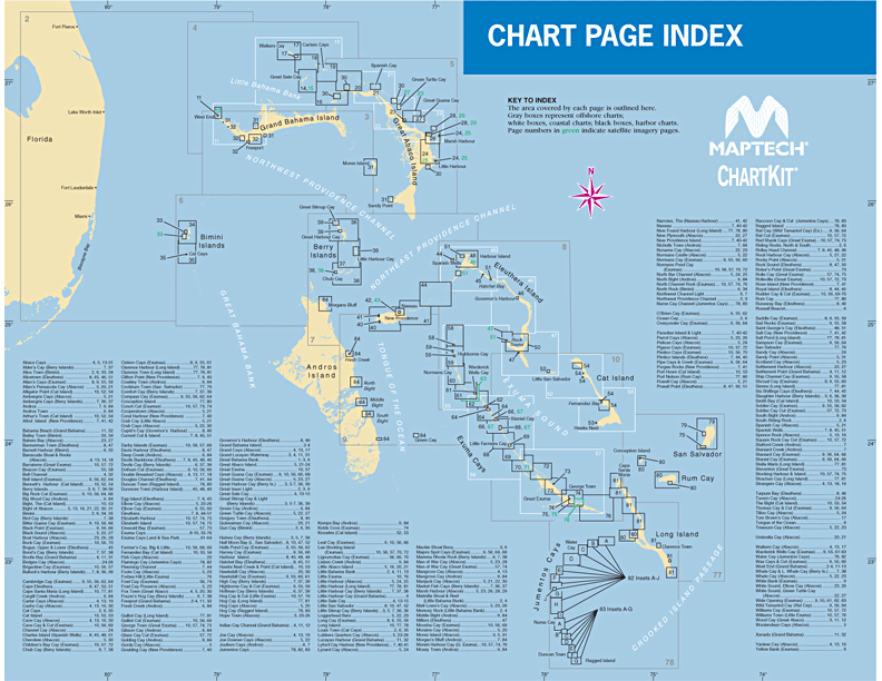 Maptech ChartKit® Region 9, 7th ed. - The Bahamas to Crooked Island Passage