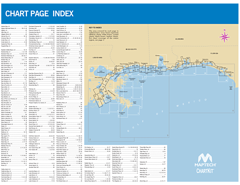 Maptech ChartKit® Region 16, 4th Ed. - New Orleans to Panama City, FL