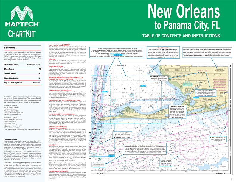 Maptech ChartKit® Region 16, 4th Ed. - New Orleans to Panama City, FL
