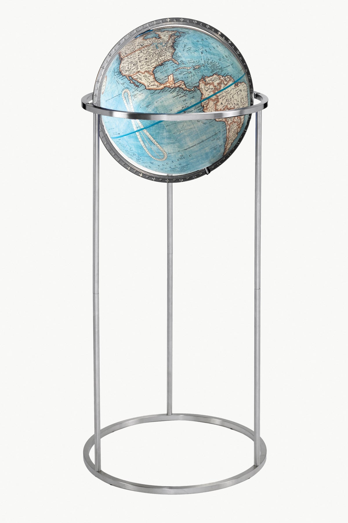Bergen 12 Inch Floor World Globe By Replogle Globes