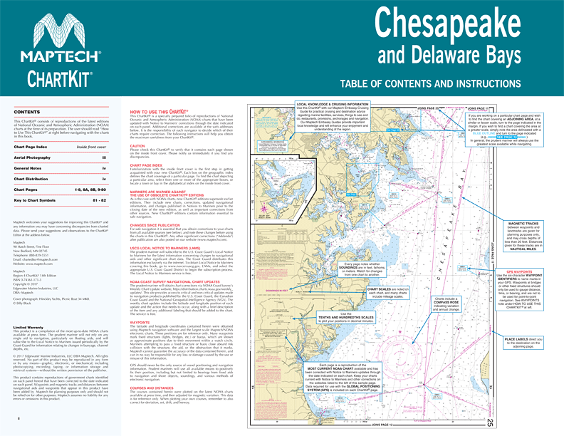 Maptech ChartKit® Region 4, 14th Ed. - Chesapeake and Delaware Bays