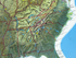 US Rand McNally Three Dimensional 3D Raised Relief Map