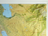 Middle East Three Dimensional 3D Raised Relief Map