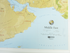 Middle East Three Dimensional 3D Raised Relief Map