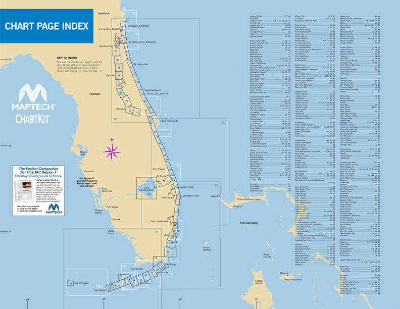 Maptech ChartKit® Region 7, 17th Ed. - Florida East Coast and the Keys