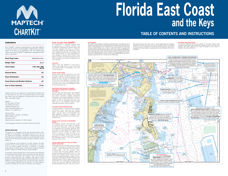 Maptech ChartKit® Region 7, 17th Ed. - Florida East Coast and the Keys