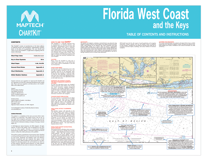 Maptech ChartKit® Region 8, 16th Ed. - Florida West Coast and the Keys