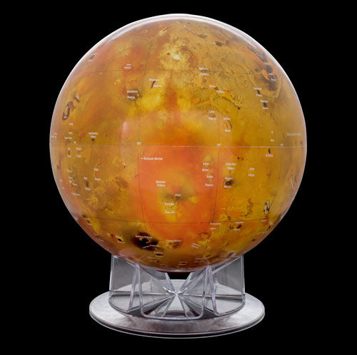 Io Globe 12 Inch Desktop World Globe By Astronomy Magazine