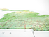 Michigan Three Dimensional 3D Raised Relief Map