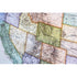 Turner Legacy US/World Combo Classroom Pull Down Wall Map