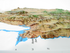 Arizona Satellite Natural Color Relief Three Dimensional - 3D - Raised Relief Map
