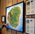 Kauai Hawaii Three Dimensional 3D Raised Relief Map