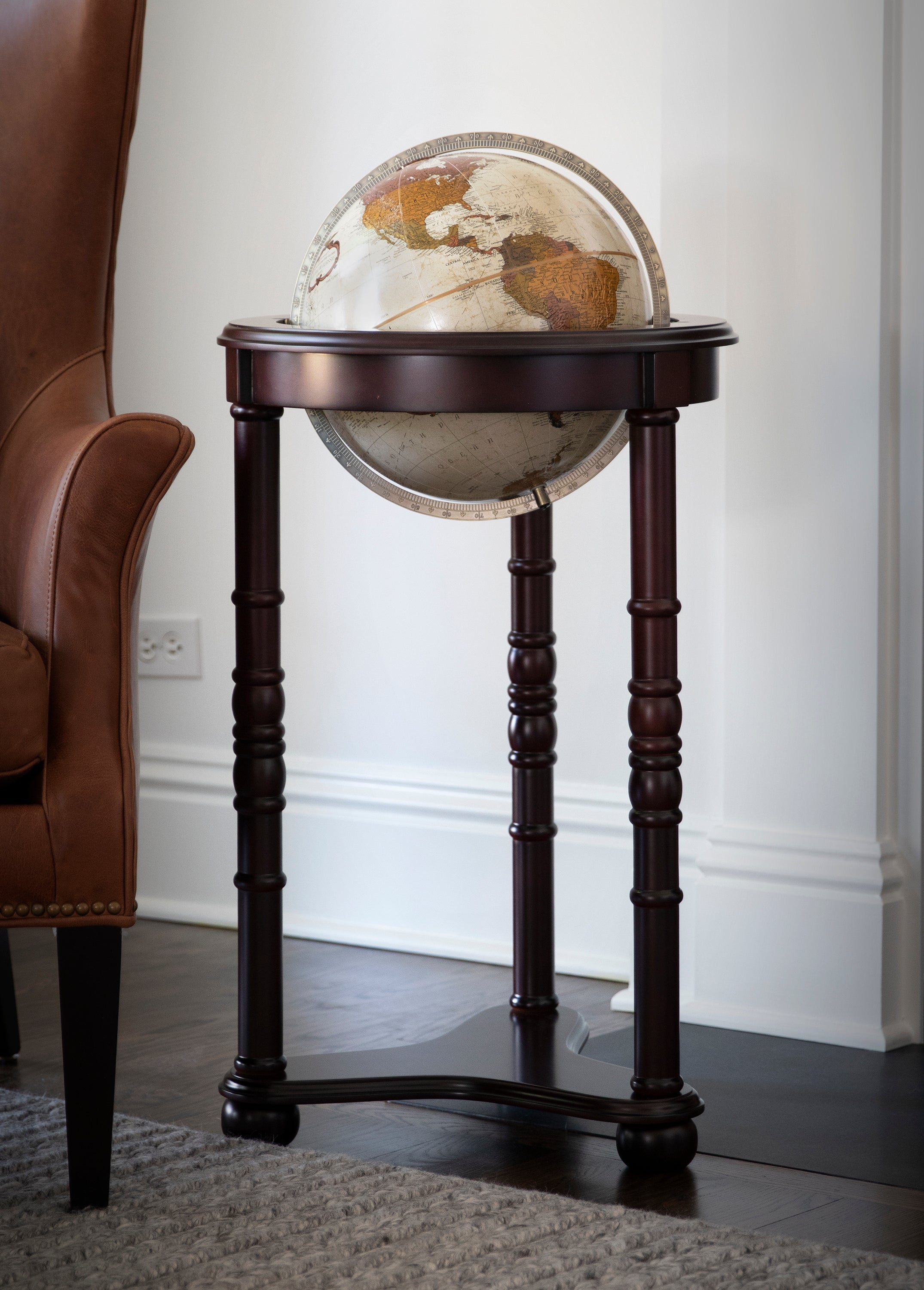 Lancaster 12 Inch Floor World Globe By Replogle Globes