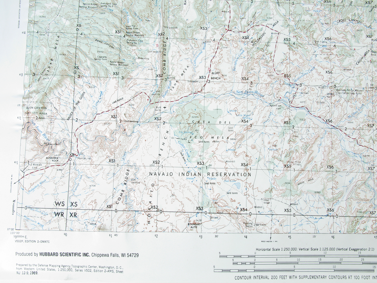 Cortez USGS Regional Three Dimensional 3D Raised Relief Map