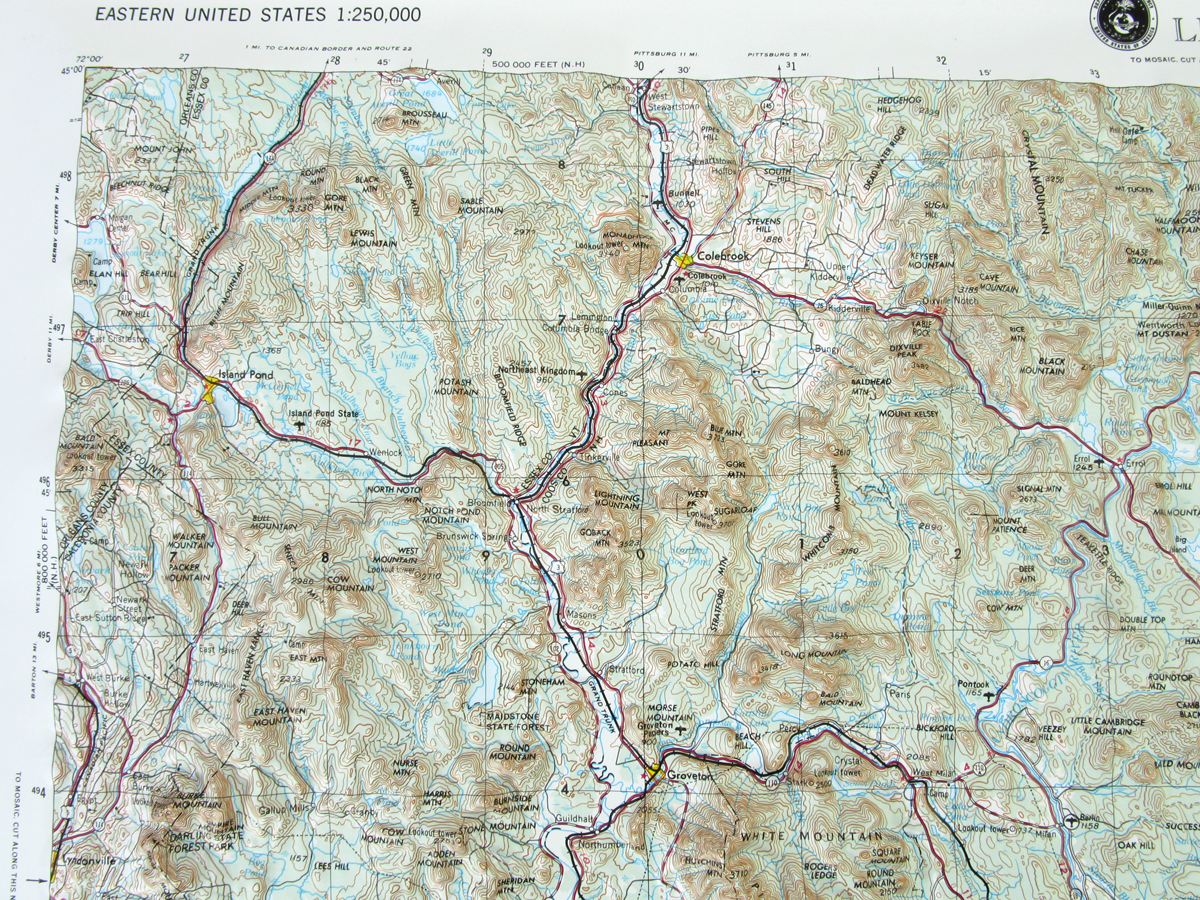 Lewiston USGS Regional Three Dimensional 3D Raised Relief Map