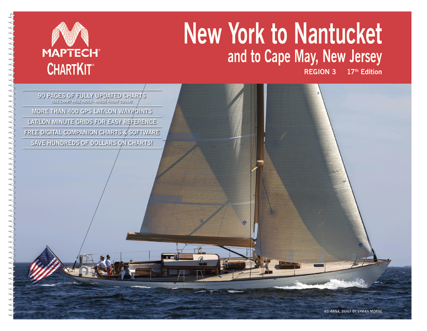Maptech ChartKit® Region 3, 17th Ed. - New York to Nantucket and to Cape May, New Jersey