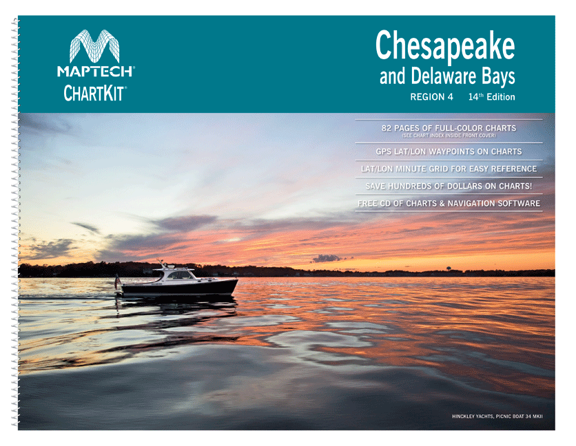 Maptech ChartKit® Region 4, 14th Ed. - Chesapeake and Delaware Bays
