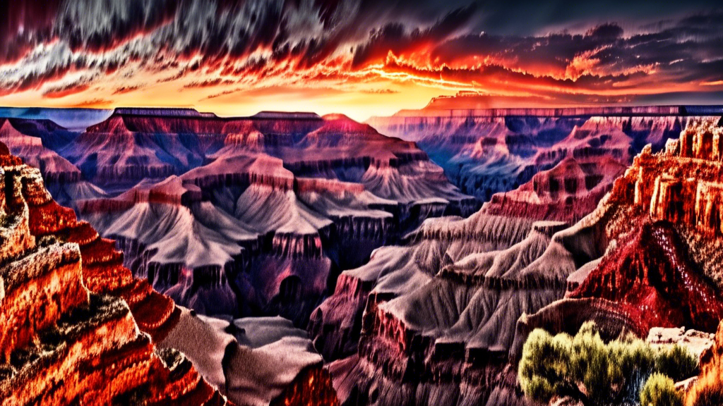Here is a potential DALL-E prompt for an image related to the article title Exploring the Vast Landscapes of the Southwest United States:

A panoramic view of the Grand Canyon at sunset, showing the d