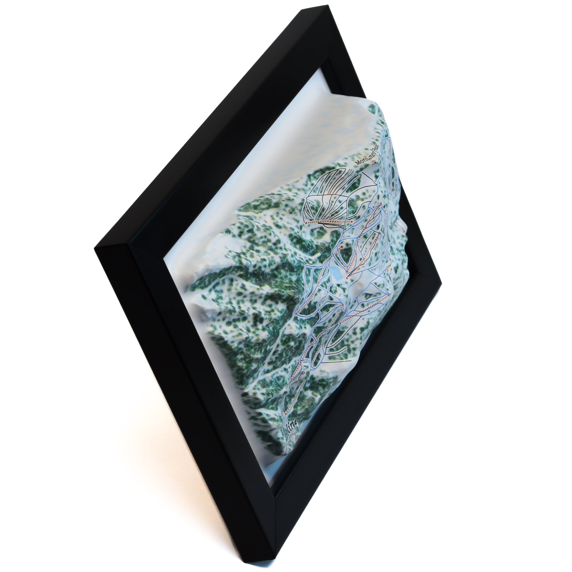 TestPlayNA 3D ski resort map of Heavenly, Lake Tahoe showing terrain, runs, and lifts