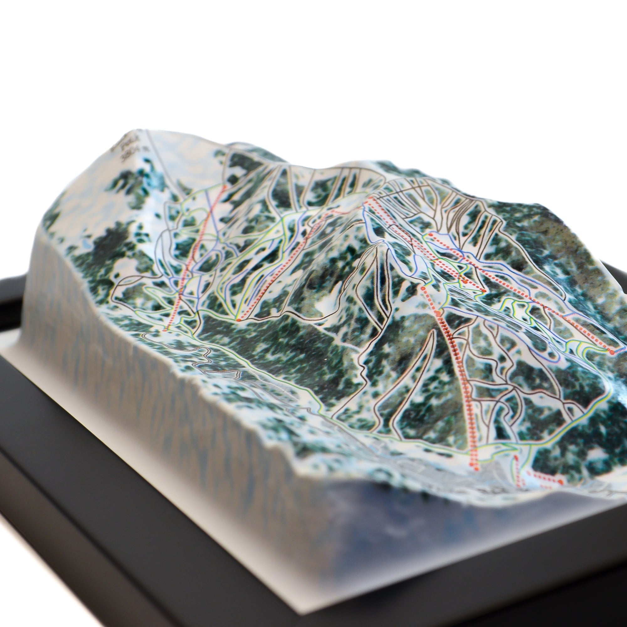 TestPlayNA 3D ski resort map of Taos Ski Valley showing terrain, runs, and lifts