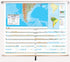 An image of the Advanced Series Custom Physical Spring Roller Set by Kappa, featuring an educational classroom pull-down map set. The set includes multiple detailed maps with vibrant colors and clear labels, showcasing various geographical and physical features. Each map is mounted on a spring roller for easy pull-down and retracting, ideal for classroom use. The sturdy construction and high-quality materials ensure durability and ease of use, making it a valuable educational tool for teaching geography and