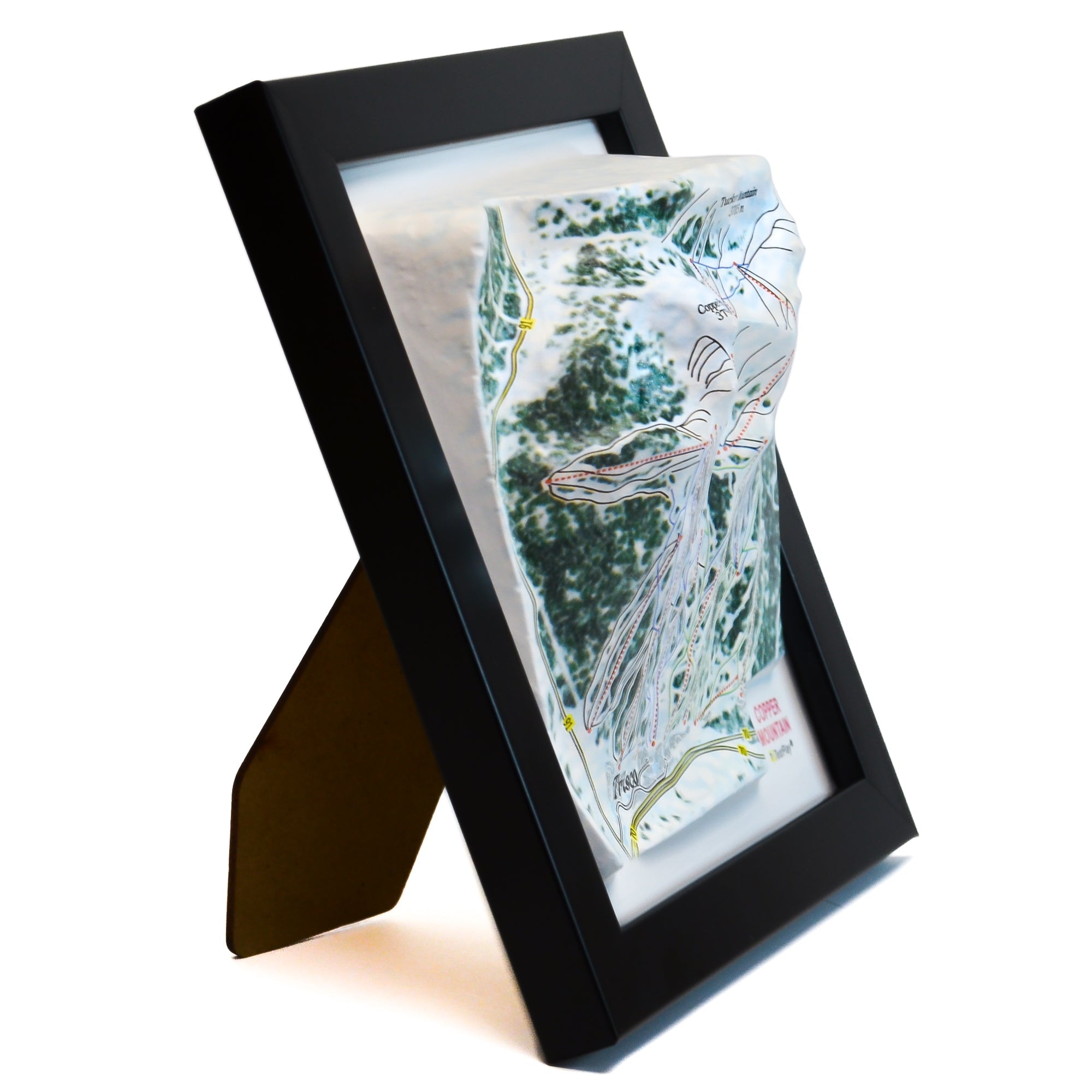 TestPlayNA 3D ski resort map of Copper Mountain showing terrain, runs, and lifts