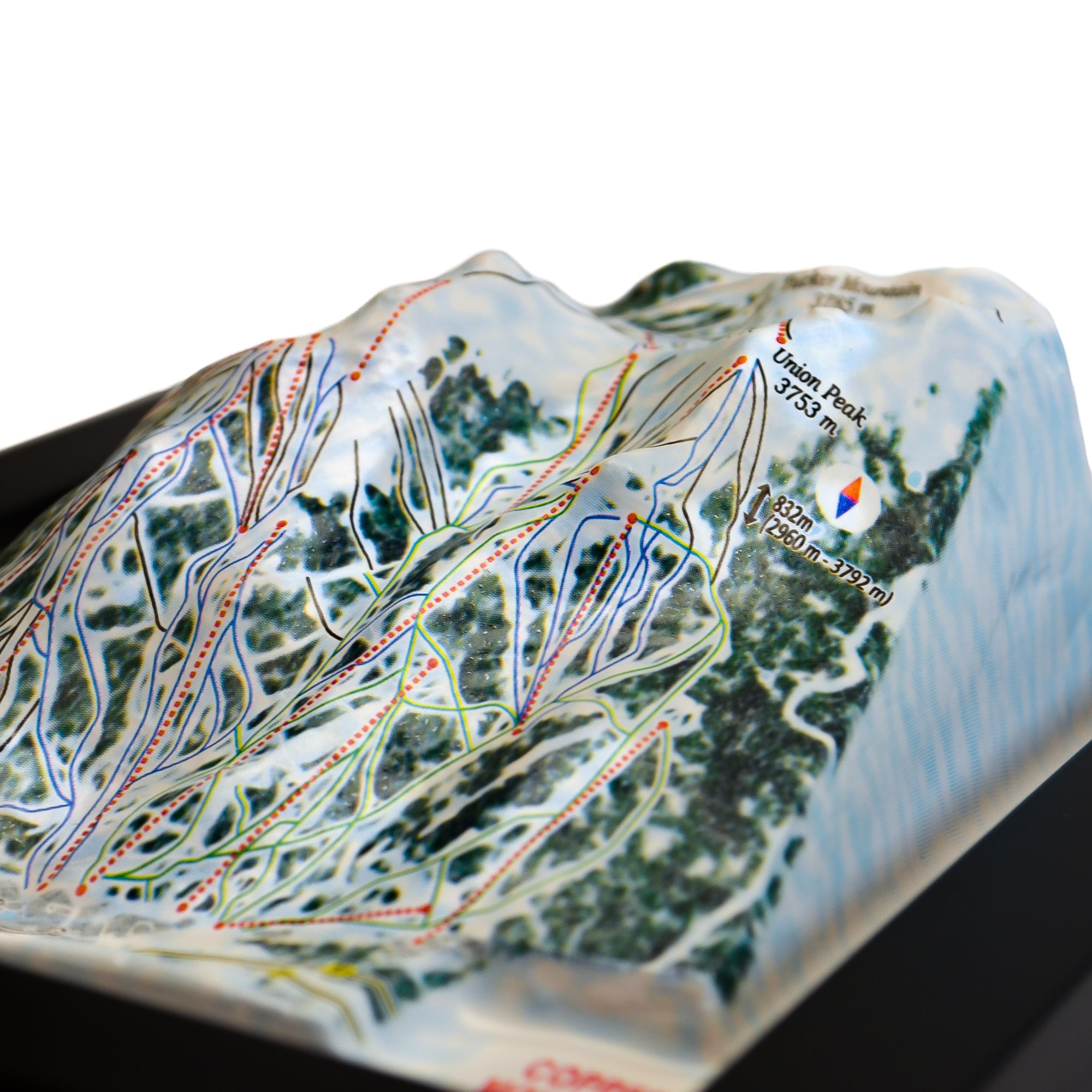 TestPlayNA 3D ski resort map of Copper Mountain showing terrain, runs, and lifts