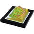TestPlayNA 3D raised relief map of Yosemite National Park showing El Capitan, Half Dome, and waterfalls