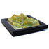 TestPlayNA 3D raised relief map of Glacier National Park showing lakes, valleys, and glaciers