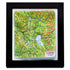 TestPlayNA 3D raised relief map of Yellowstone National Park showing canyons, lakes, and volcanic terrain