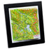 TestPlayNA 3D raised relief map of Yellowstone National Park showing canyons, lakes, and volcanic terrain