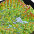 TestPlayNA 3D raised relief map of Yellowstone National Park showing canyons, lakes, and volcanic terrain